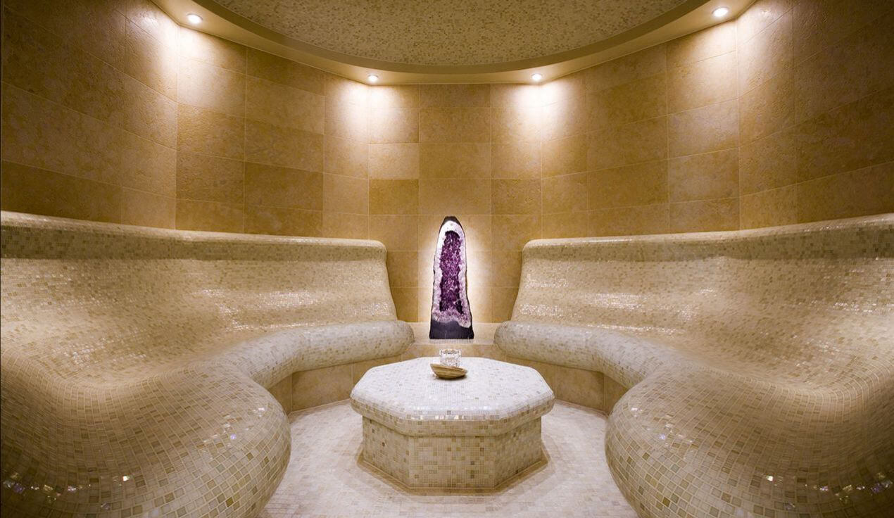 Bright sauna area on board a yacht – bsw yachteinrichter creates luxury spa facilities