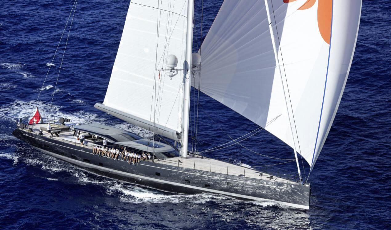 船员在具有高效轻质结构的风帆游艇上 - bsw yachteinrichter 将豪华与舒适完美结合