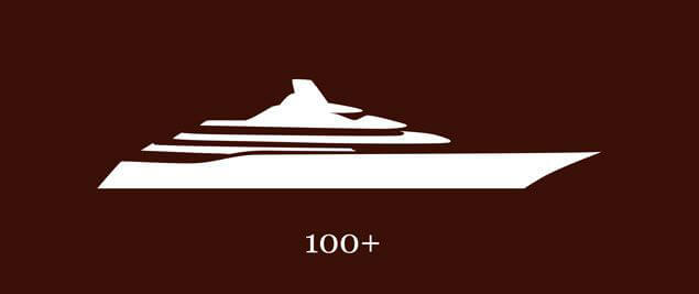 Motor yacht 100 metres LOA – bsw yachteinrichter creates perfect yacht interiors for motor yachts of all sizes
